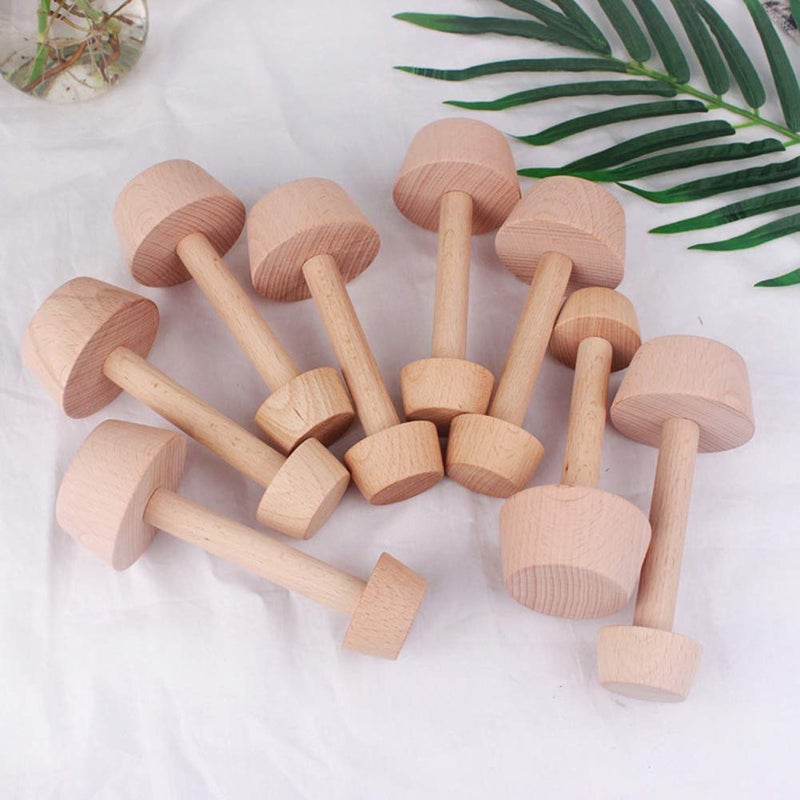 ليزنيرزم lasenersm 1 قطعة قالب العبث مزدوج الجانب الخشبي لاذع البيض قالب DIY كعكة المعجنات انتهازي البيض تارت العبث ضعف الجانب الخشبي المعجنات Pushe أدوات المطبخ الخبز - Image 3